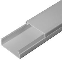 Кабель-канал Промрукав 40x16мм (2000мм) серый (уп. 56м). картинка